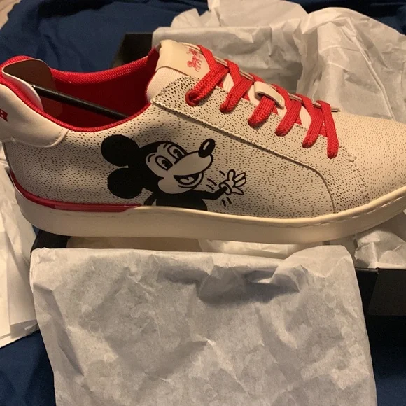 Coach Mickey Mouse Low Top brand new NEVER WORN! - Picture 1 of 5